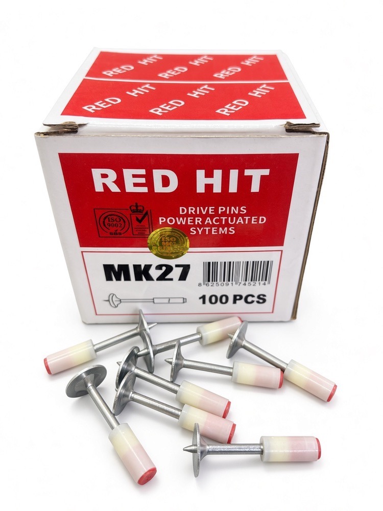میخ و چاشنی سرخود(سرهمی) سایز 27 RED HIT